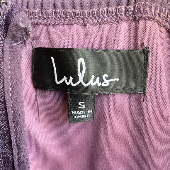 Lulus small purple bridesmaid dress - Picture 2 of 5
